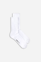 CALZINO IN SPUGNA DI COTONE BIANCO